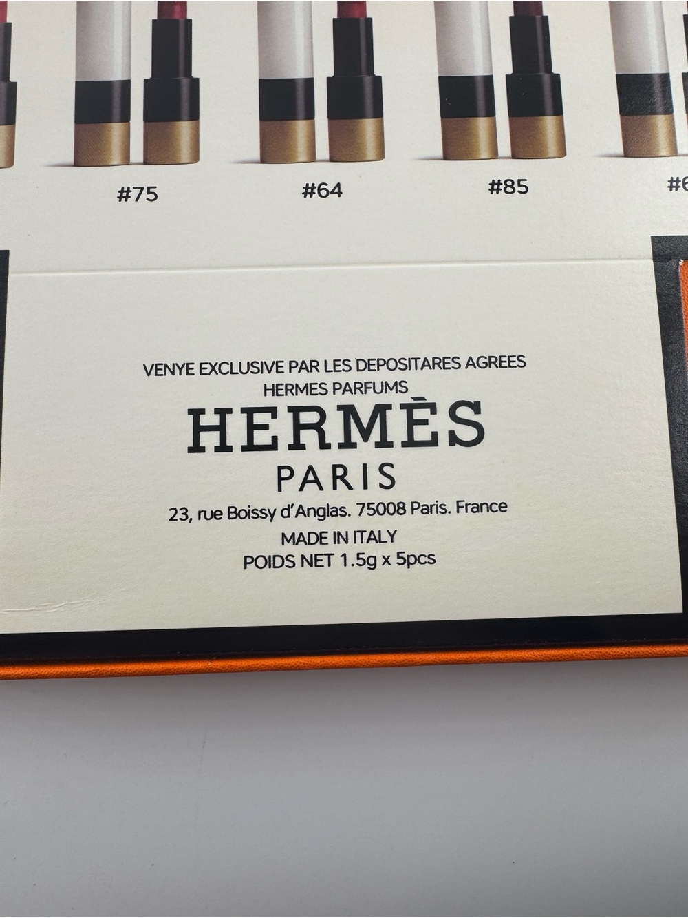 Hermès Lipstick Set 5 Piece Rouge Hermès NWT Sealed Mini - Picture 4 of 10